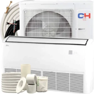 Cooper & Hunter 36,000 BTU 230V 16 SEER Universal Floor/Ceiling Ductless Mini Split Air Conditioner With Wall Thermostat, Light Commercial Series, 3 TON Single Zone System AHRI Certified