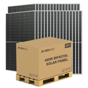 460 WATT BIFACIAL PERC SOLAR PANEL FULL PALLET (32 PANELS)